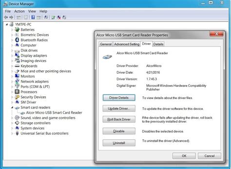 device manager smart card readers|card reader on this computer.